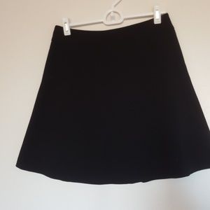Loft Black Skater Skirt